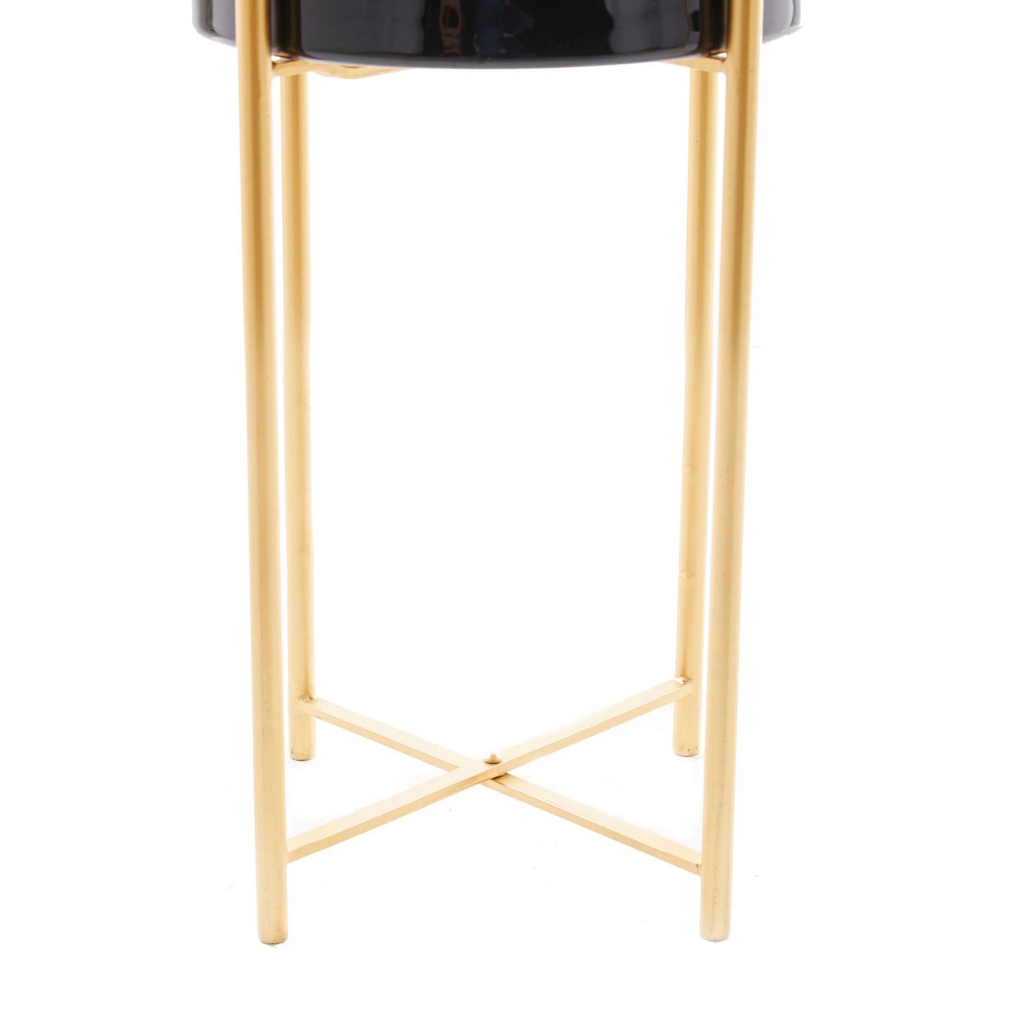 CosmoLiving by Cosmopolitan Metal Contemporary Planter (Set of 2) - S/2 24", 21"H
