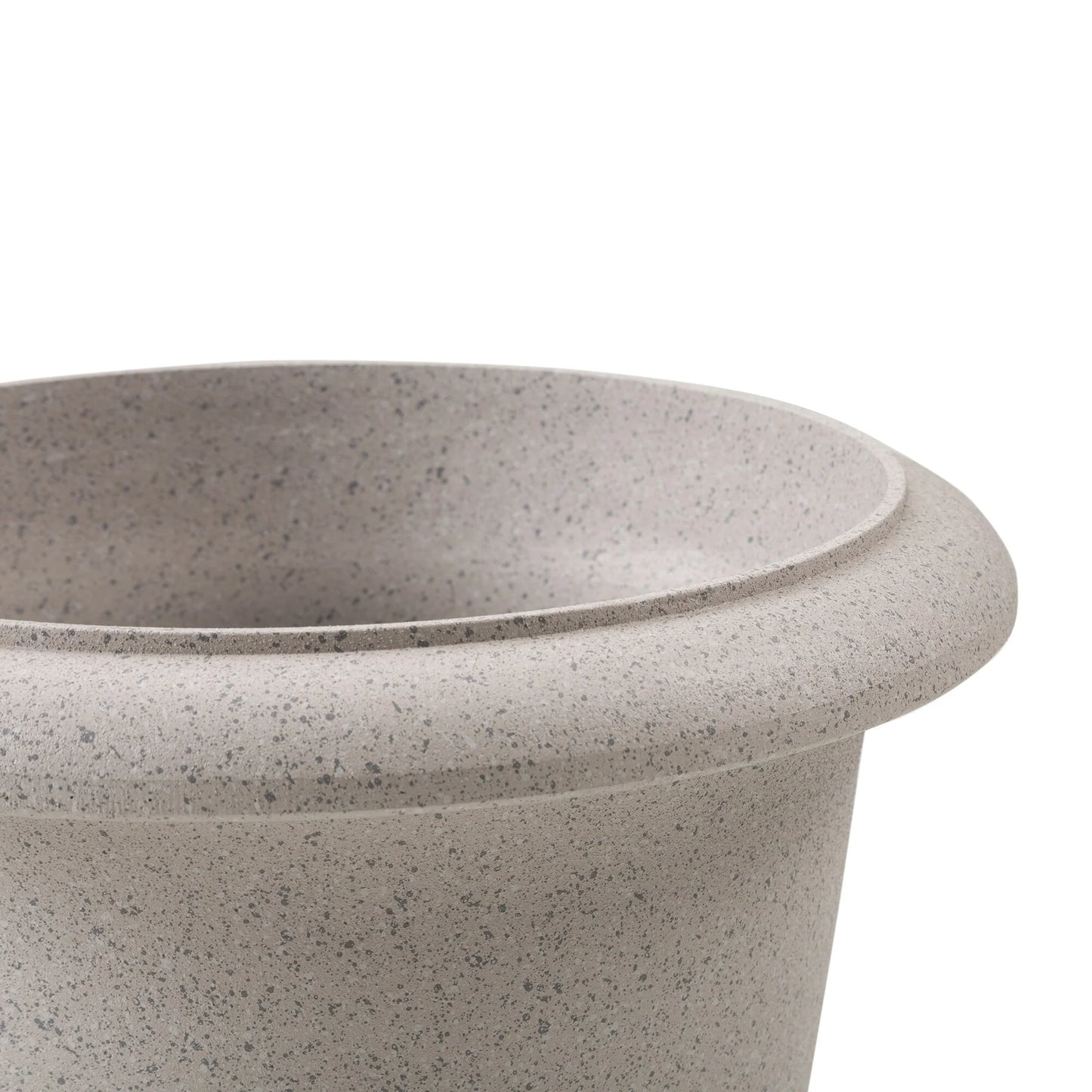 Glitzhome Modern Oversized Eco-Friendly PE Faux Terrazzo Urn Planter Porch Flowerpot (Set of 2/Set of 3)