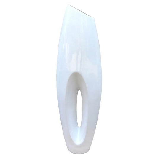 Modern White Large Floor Vase