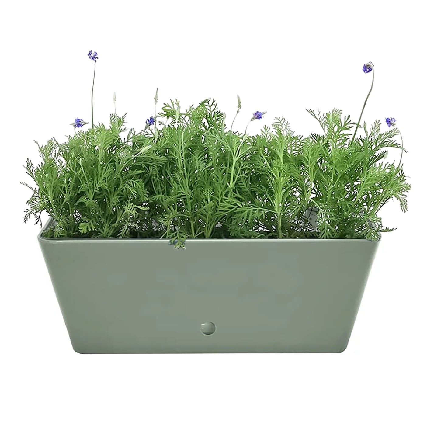 16" Rectangular Indoor/Outdoor Self-Watering Bamboo Planters