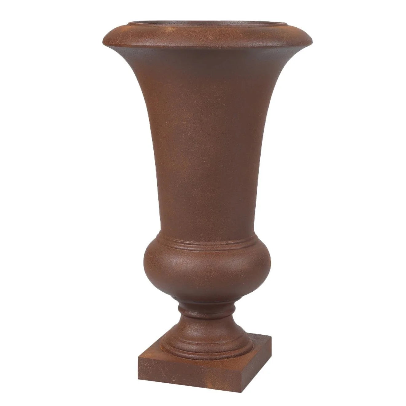 22.75" H Handmade Fiber Stone Tall Urn Planter Pot