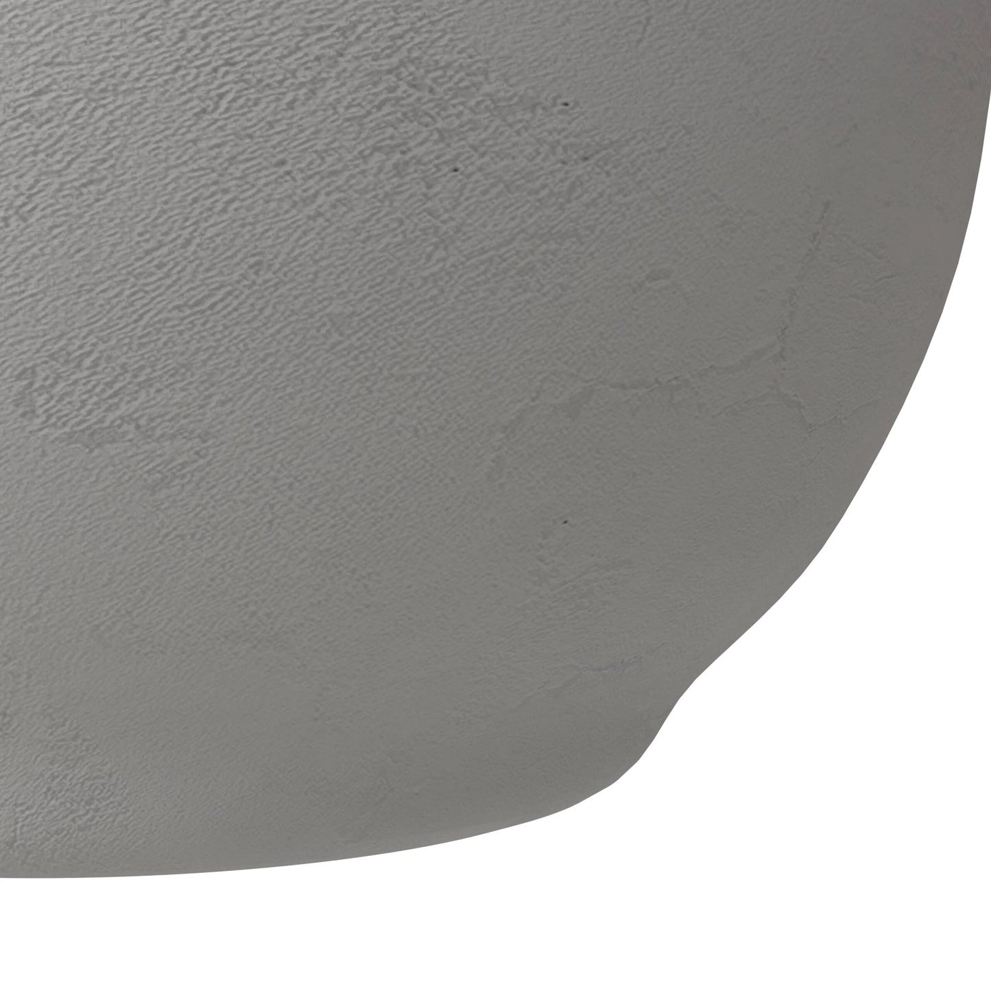 Grove Modern Round Fiberstone and MgO Clay Plant Pot with Drainage Holes for Indoor & Outdoor Home Office Yard Patio Decor