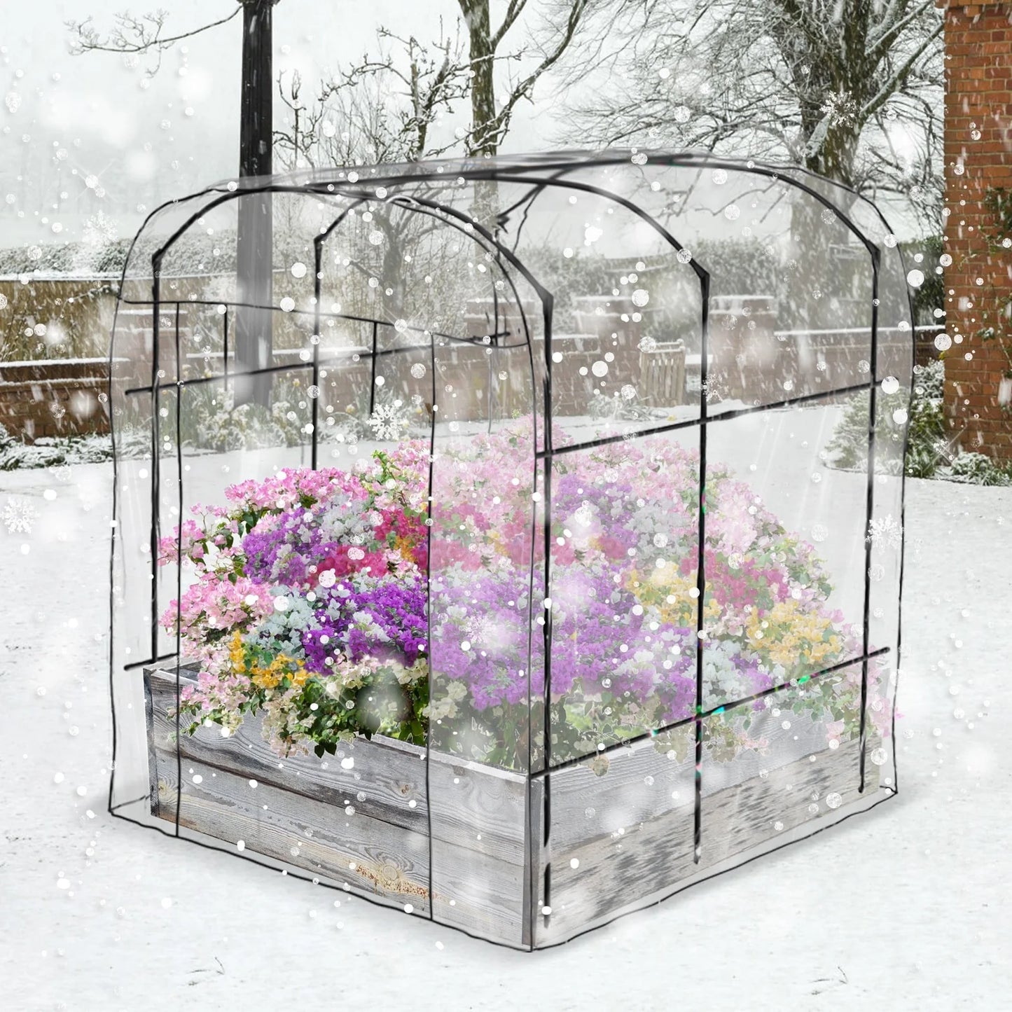DoCred Garden Trellis for Climbing Plants, Outdoor Metal Trellis