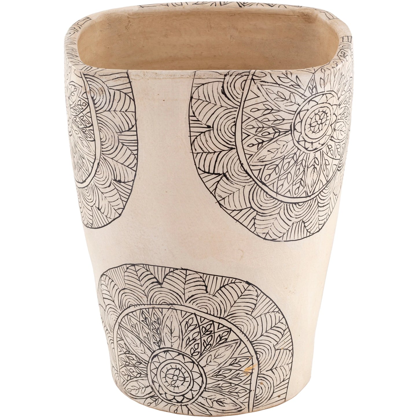 Artistic Weavers Gene Terracotta Mandala Indoor Planter
