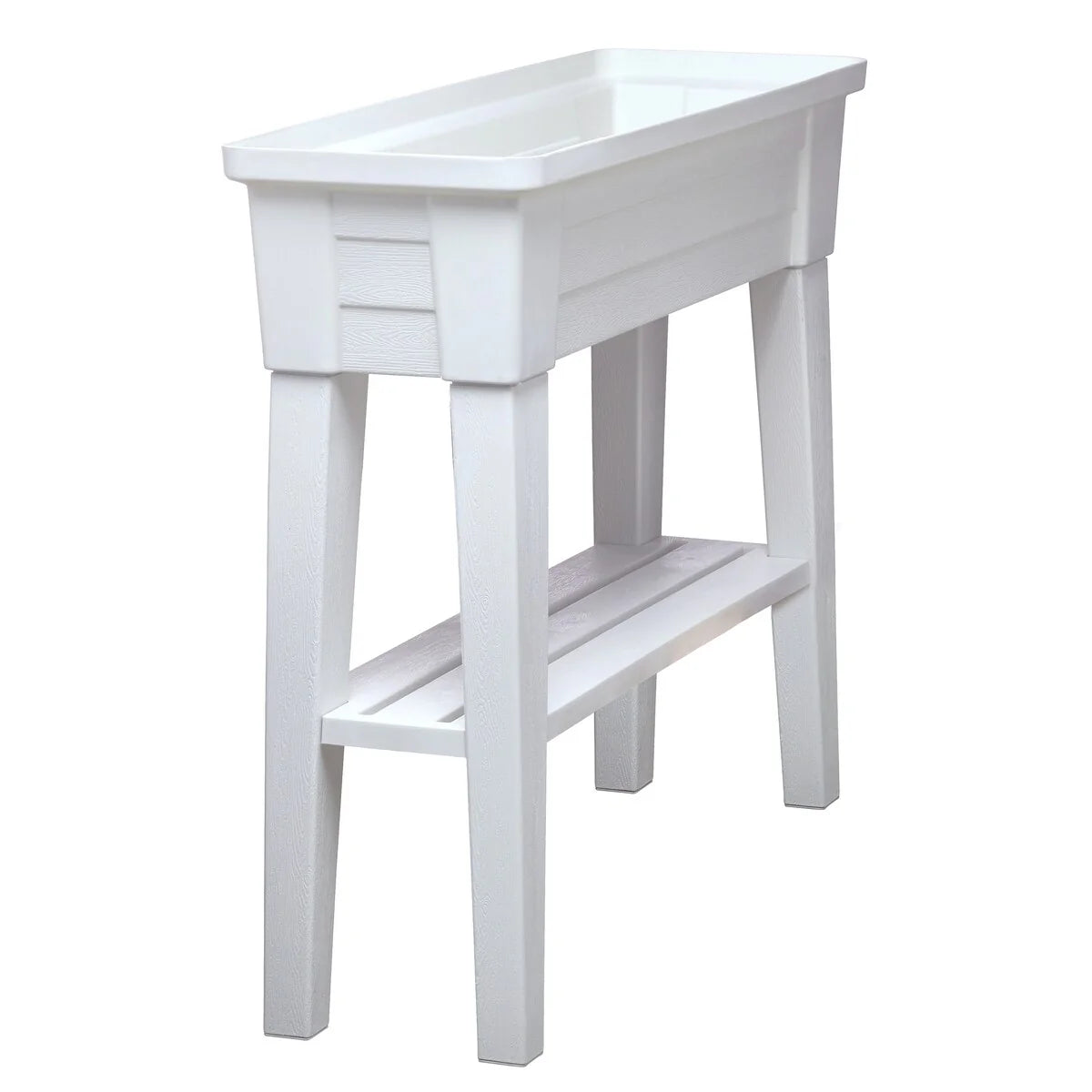 Southern Patio Raised Planter with Storage Shelf, 40-Quart Capacity