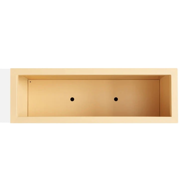 Metallic Heavy Planter for Outdoor Plants, 24.02" H x 30" W x 9.84" D	Tall and Long Metal Divider Planter Box