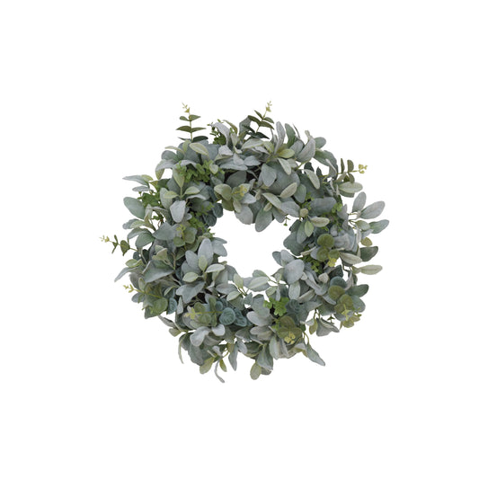 Puleo International 22" Lambs Ear Wreath