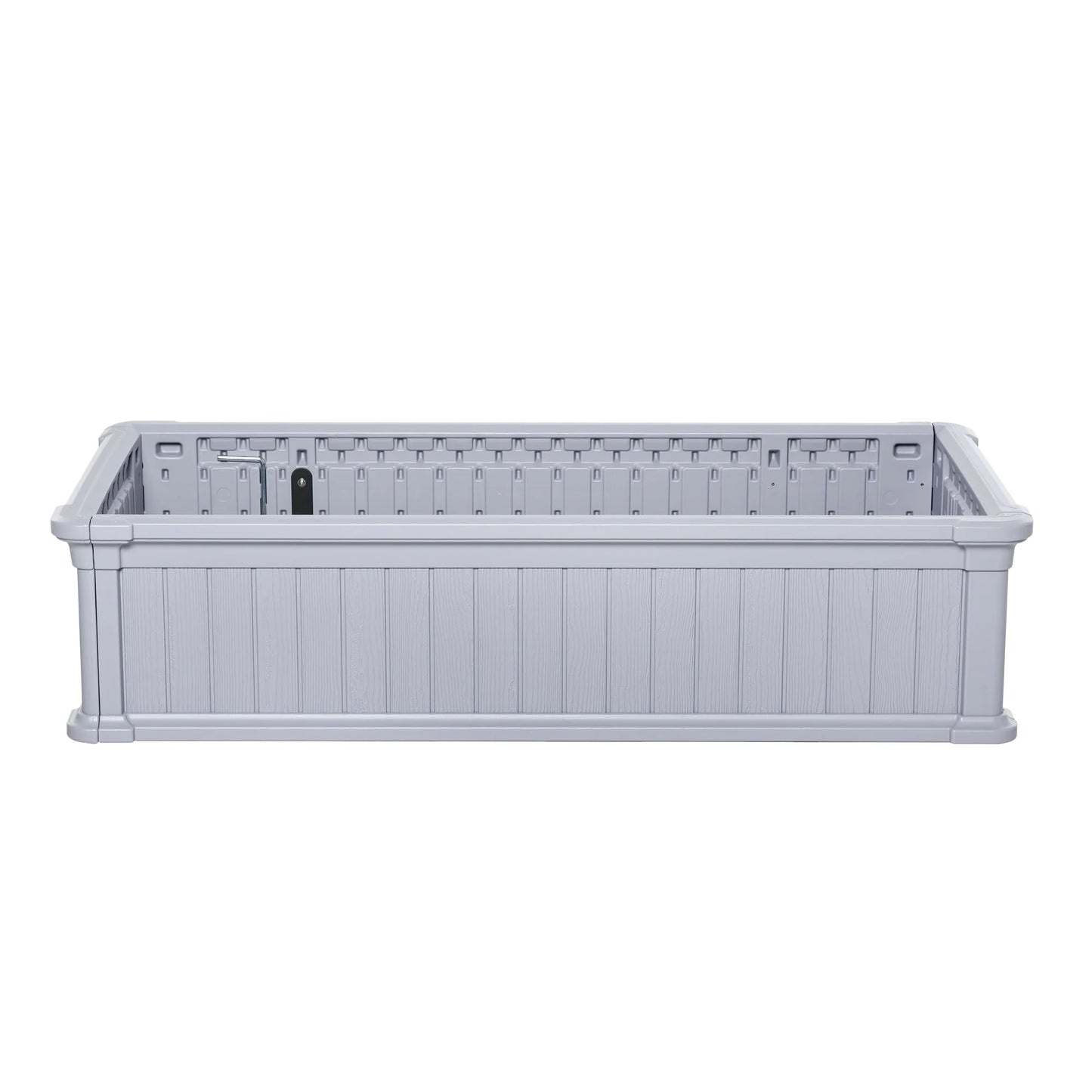 Outsunny 4' x 2' x 1' Raise Garden Bed, Planter Box for Flowers, Herbs Outdoor Backyard with Easy Assembly