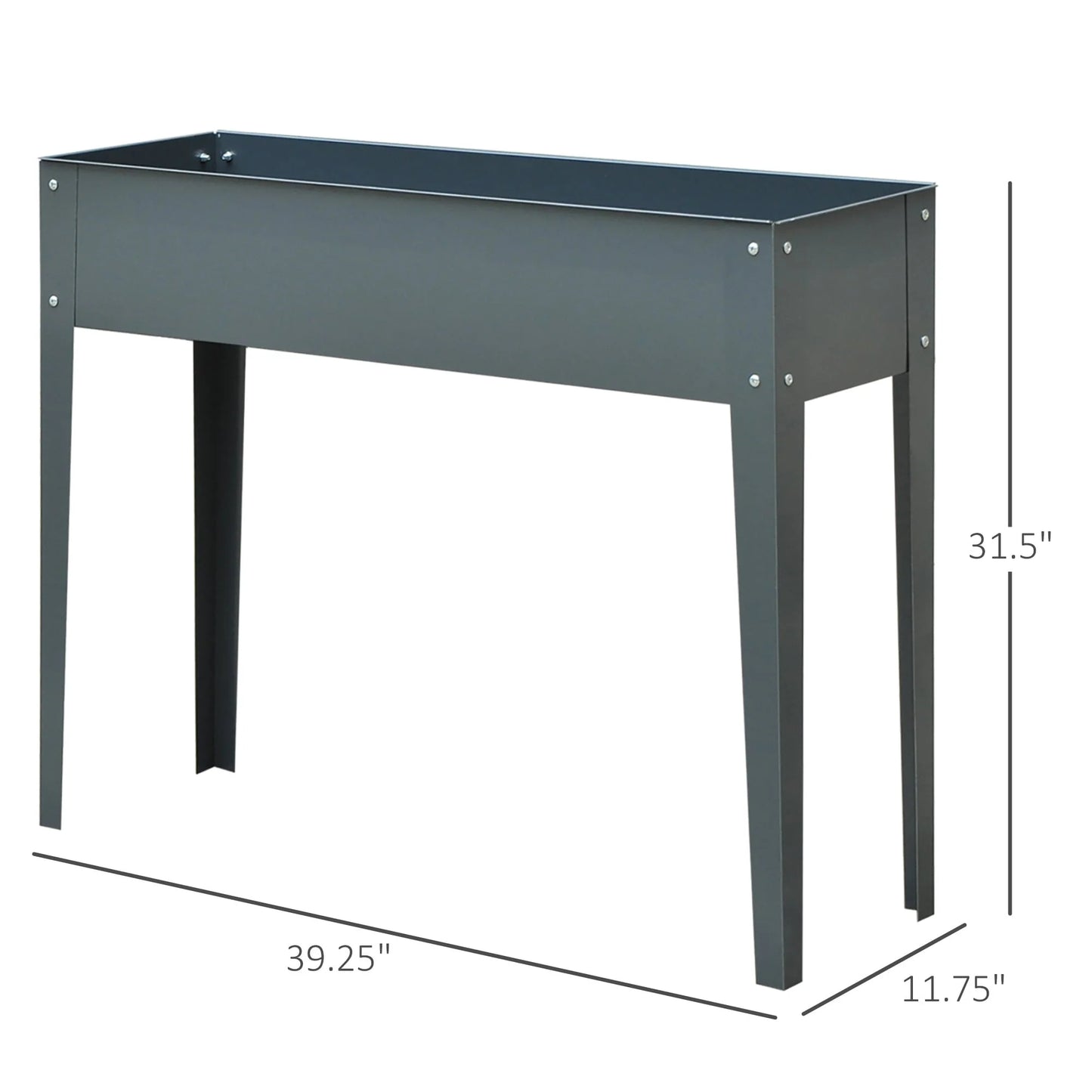 Outsunny Long Raised Garden Bed Outdoor Planter Box