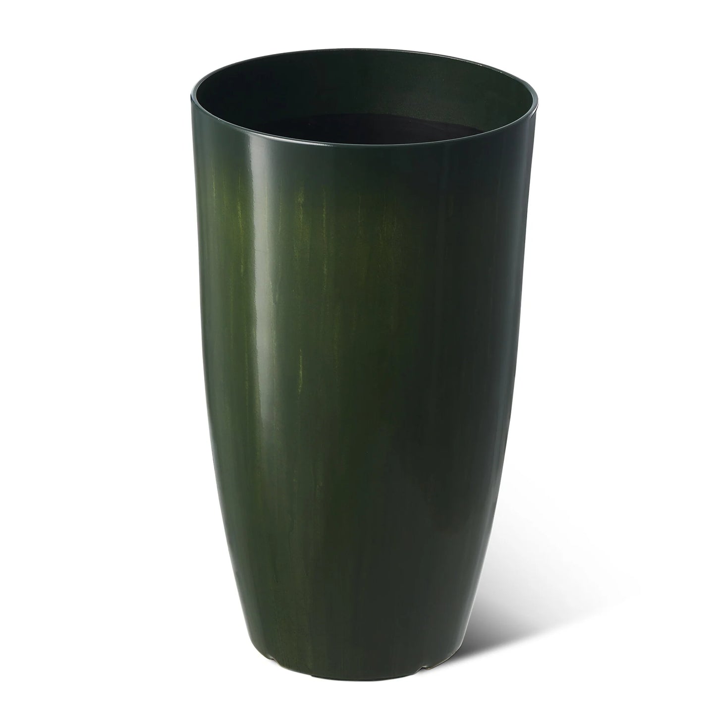 Glitzhome 23.5"H Set of 2 Oversized Gradient Blue/Green Tall Plastic Planter