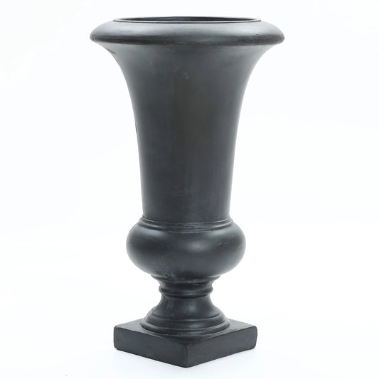22.75" H Handmade Fiber Stone Tall Urn Planter Pot