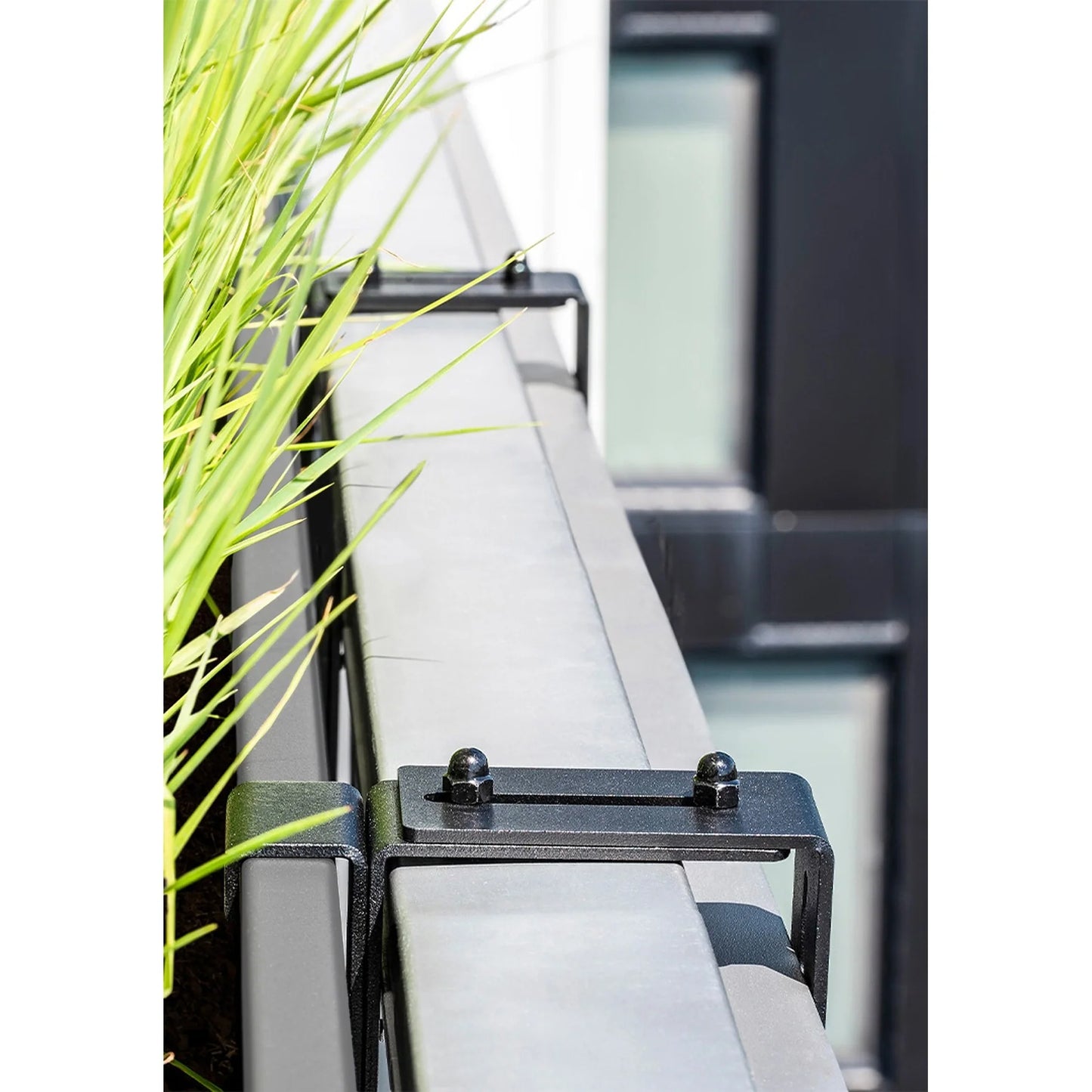 Block Series Plastic Railing Planter