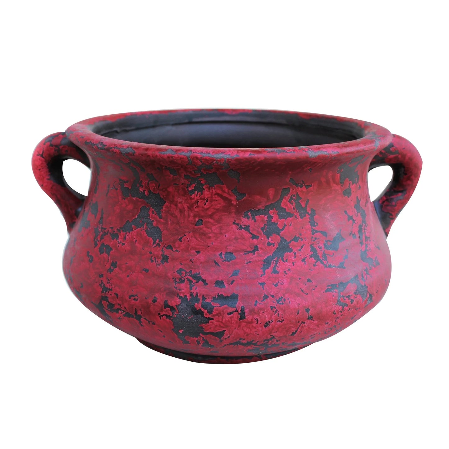 Egyptian Era Terracotta Planter in Blue,Green, Red, Purple in 2 sizes