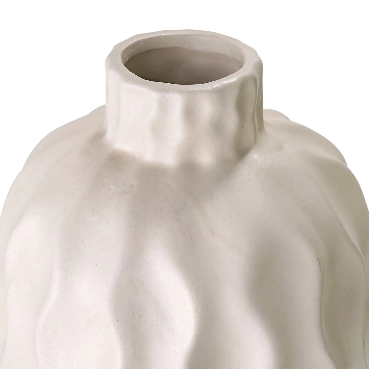 American Art Decor Porcelain Purity Vase Table Top Decor - 19.5" x 6"