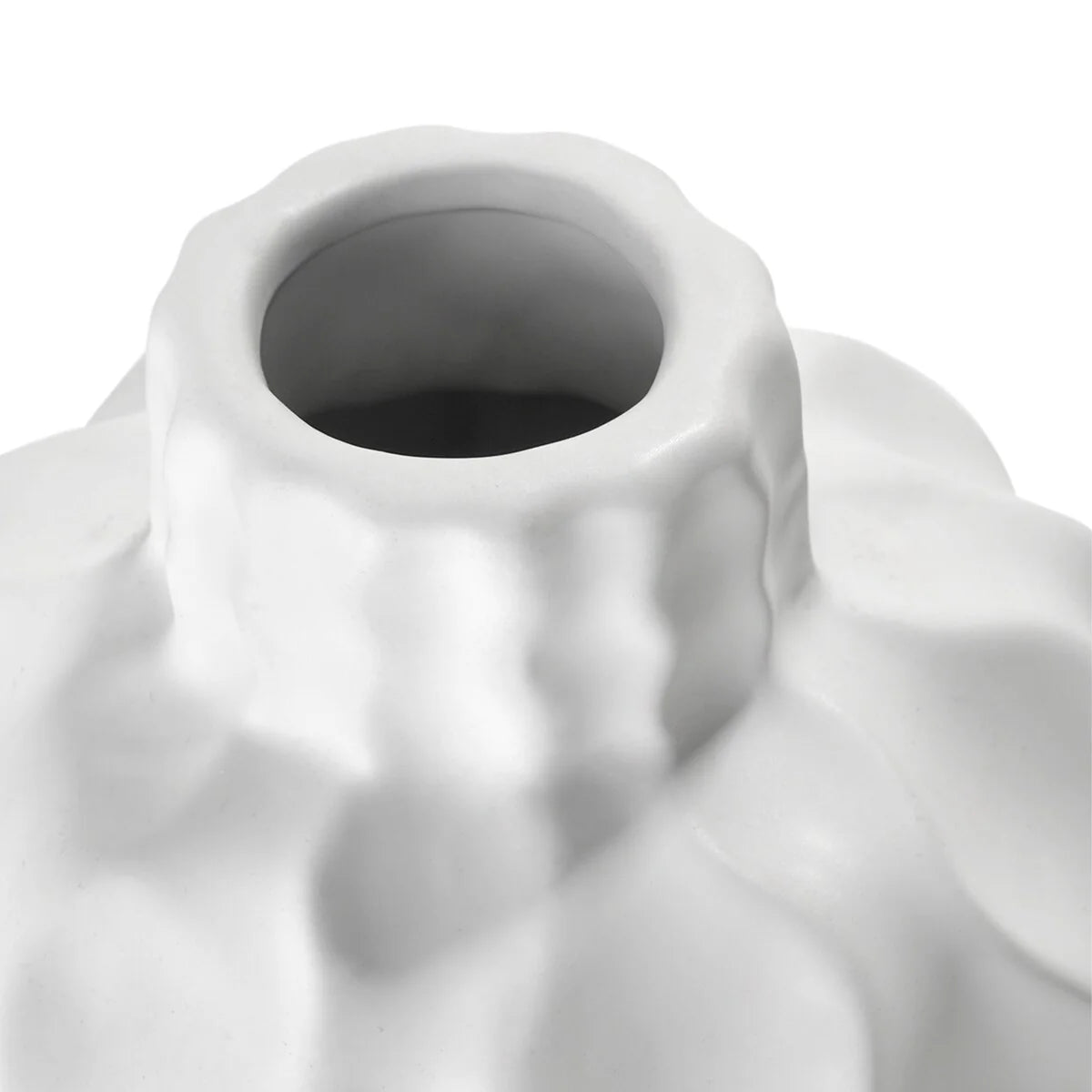 American Art Decor Porcelain Purity Vase Table Top Decor - 19.5" x 6"