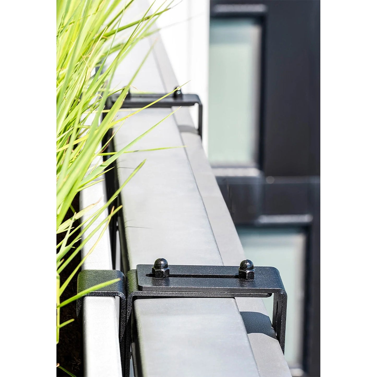 Block Series Plastic Railing Planter