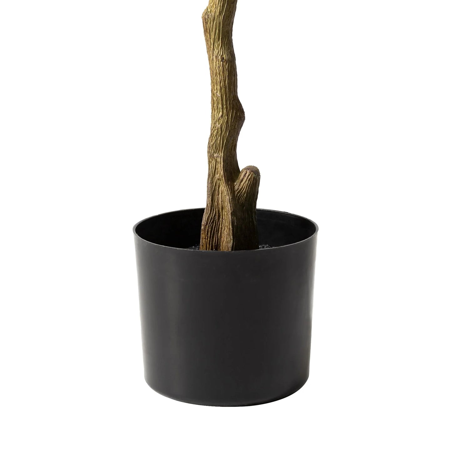 Glitzhome Real Touch Olive Artificial Tree With Black Pot