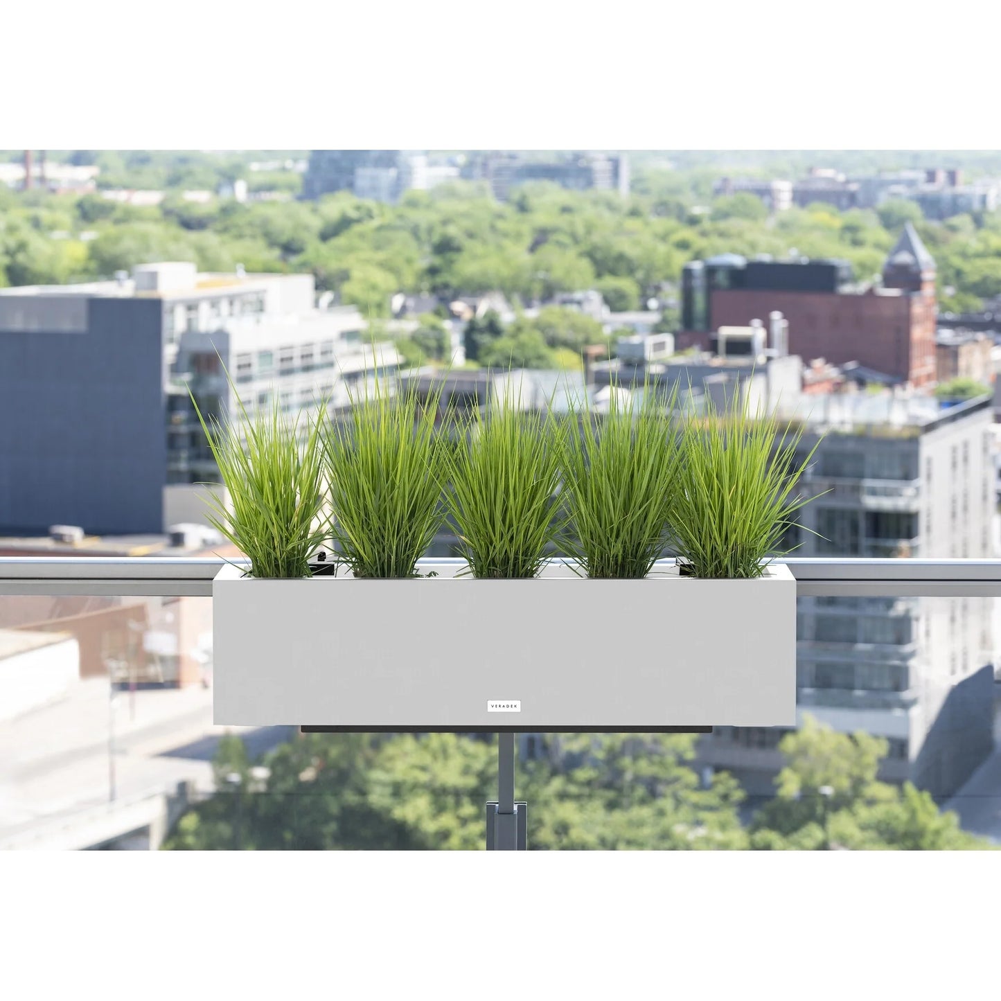 Block Series Plastic Railing Planter
