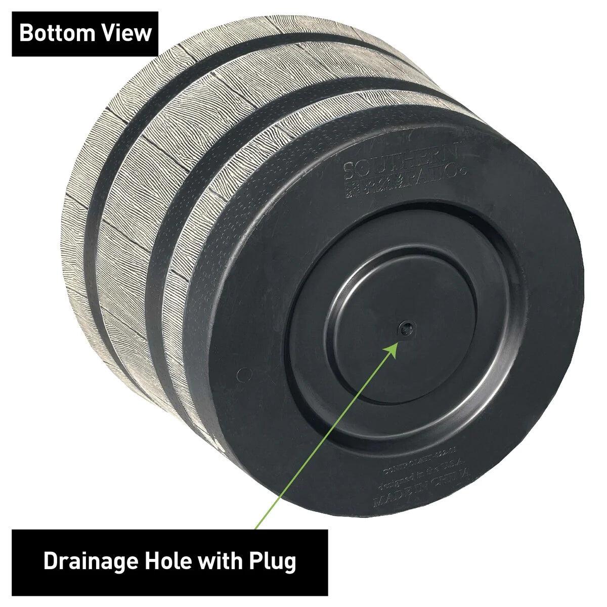 Southern Patio Whiskey Barrel Planter