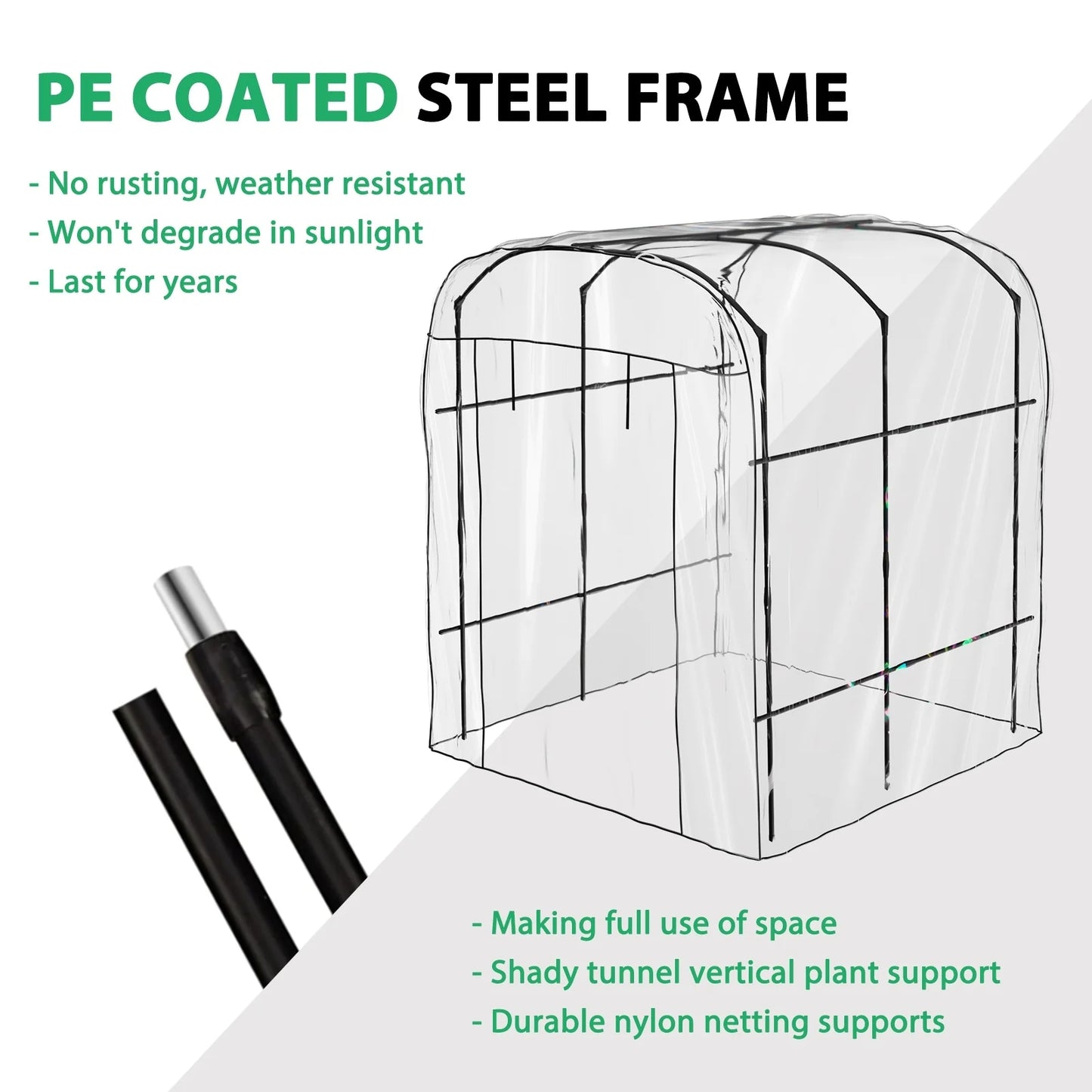 DoCred Garden Trellis for Climbing Plants, Outdoor Metal Trellis