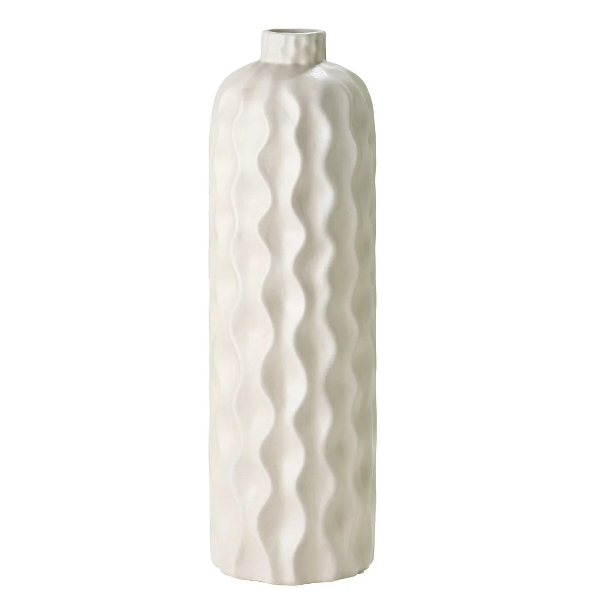 American Art Decor Porcelain Purity Vase Table Top Decor - 19.5" x 6"