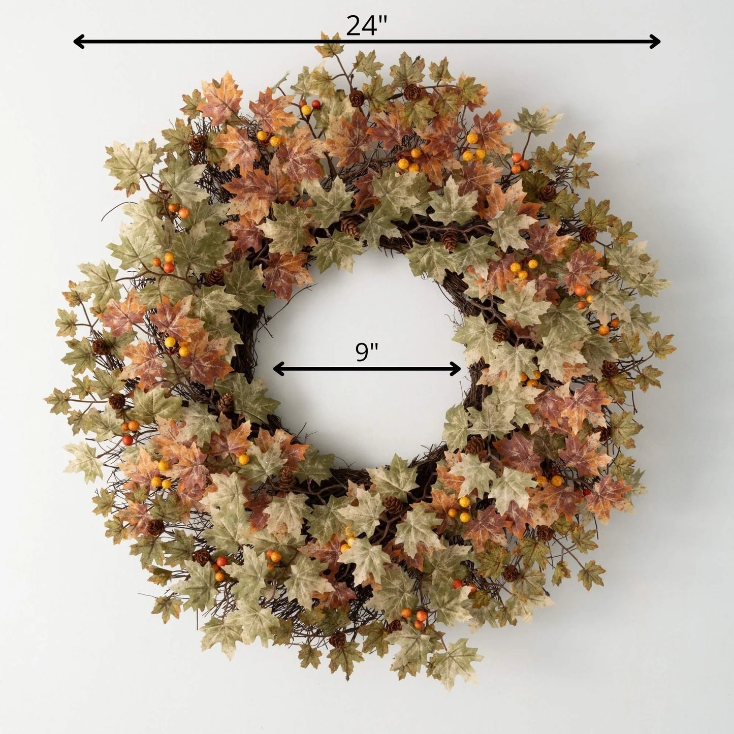 Sullivans Artificial Mini Maple Leaf Wreath