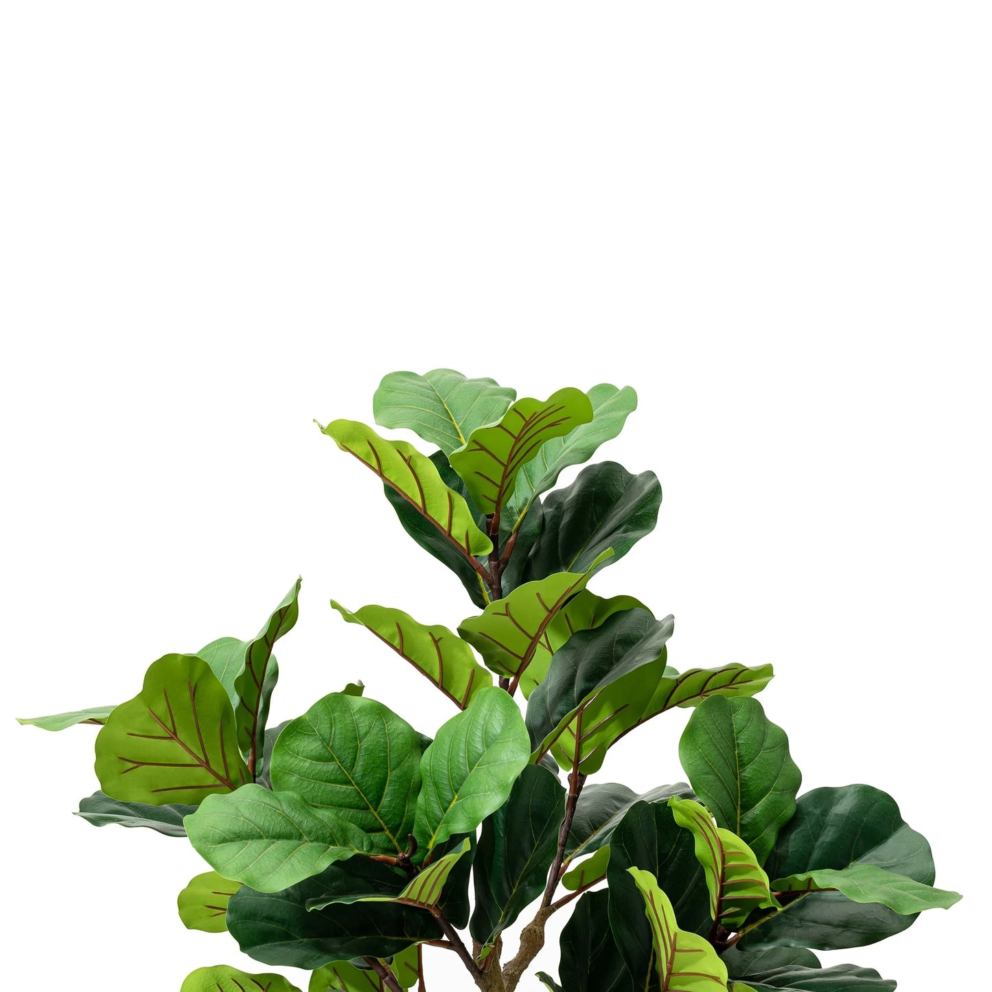 Glitzhome 3.5ft/5ft.Potted Real Touch Fiddle Leaf Fig Faux Tree