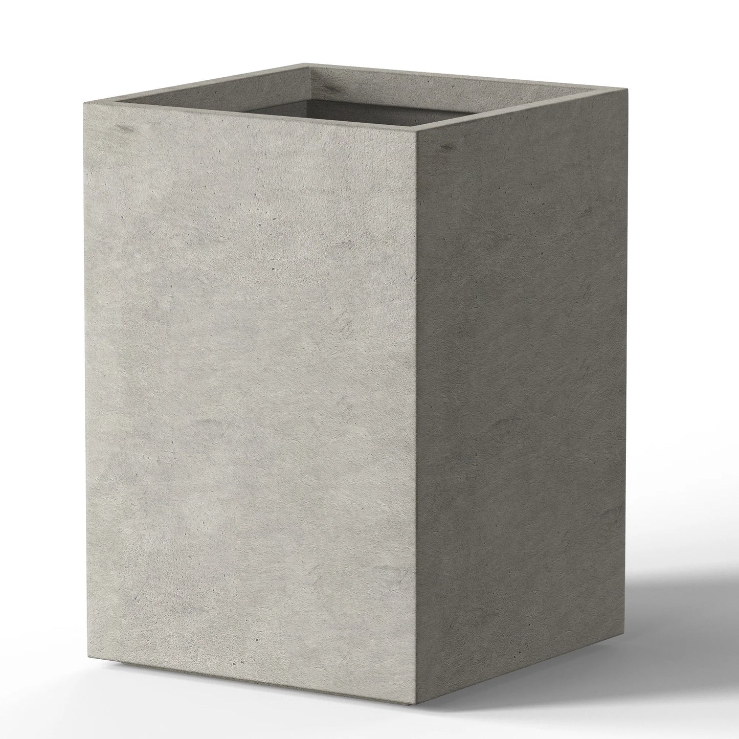 Tall Concrete Rectangle Plant Boxes / Large Indoor and Outdoor Flower Planters