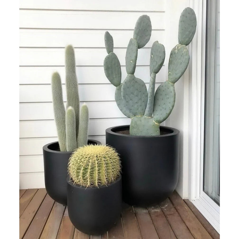 DreamPatio Santa Rosa Fiberstone Planter for Indoor/Outdoor