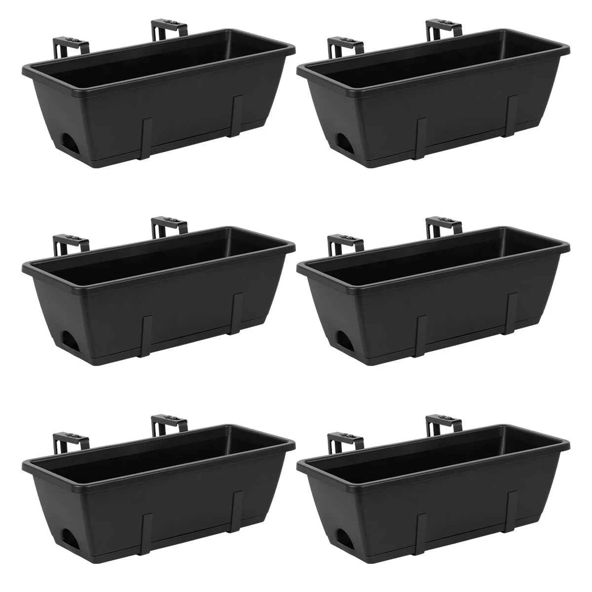 16.9 Inch Balcony Railing Planter Box