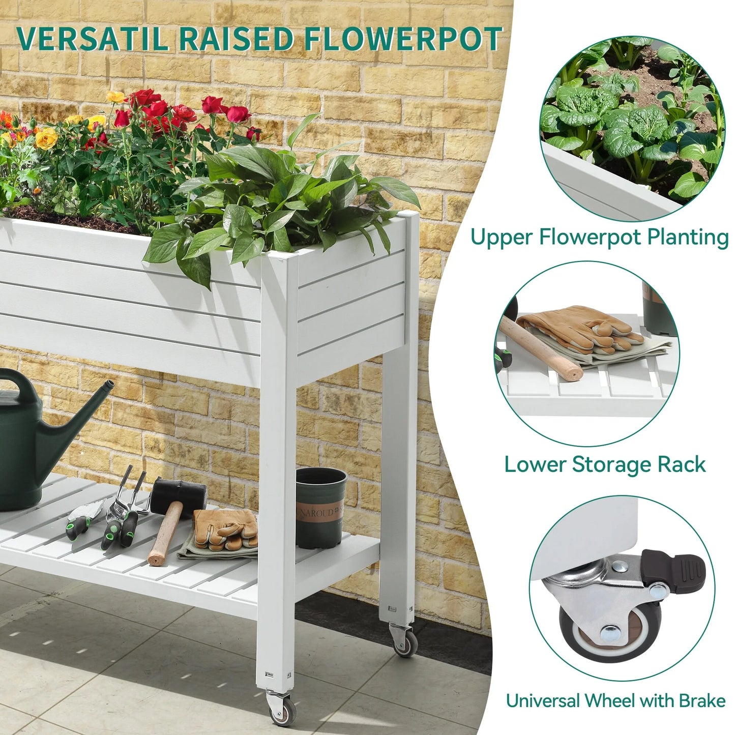Moasis Outdoor Raised Garden Bed