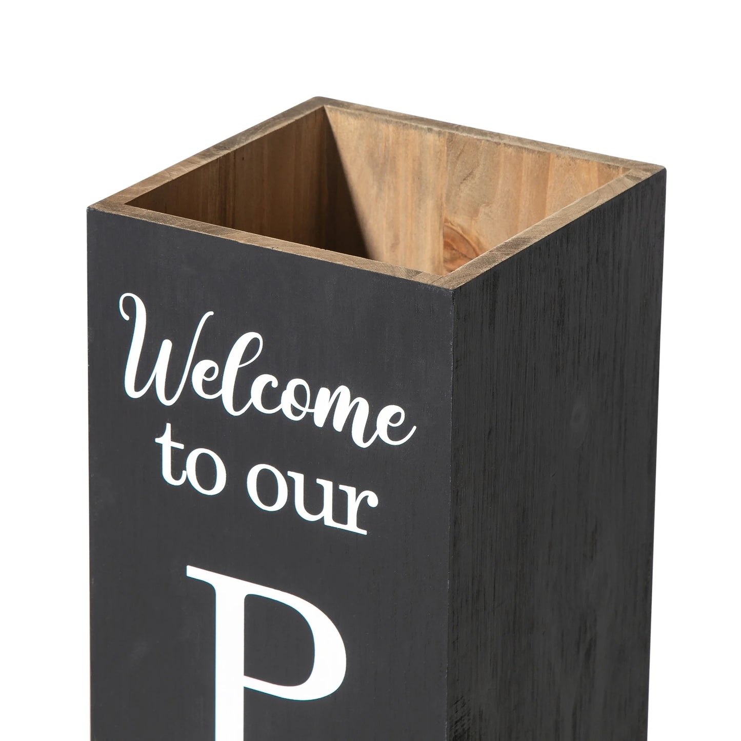 Glitzhome 30"H Rustic Welcome & Home or Welcome & Porch Double Sided Wooden Planter Sign Front Door Decor(2025 Quality-upgraded)
