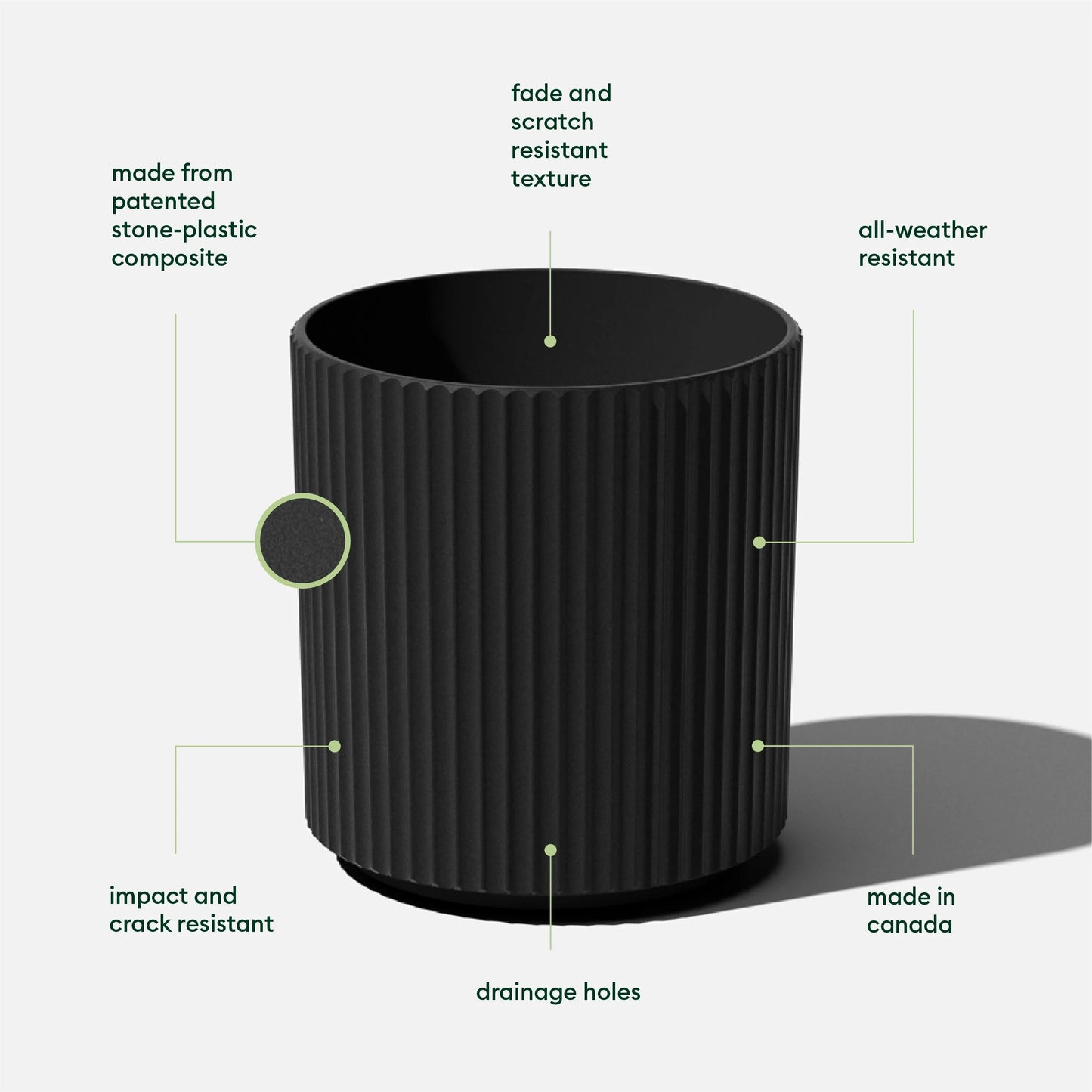 Veradek Demi Series Demi Round Planter
