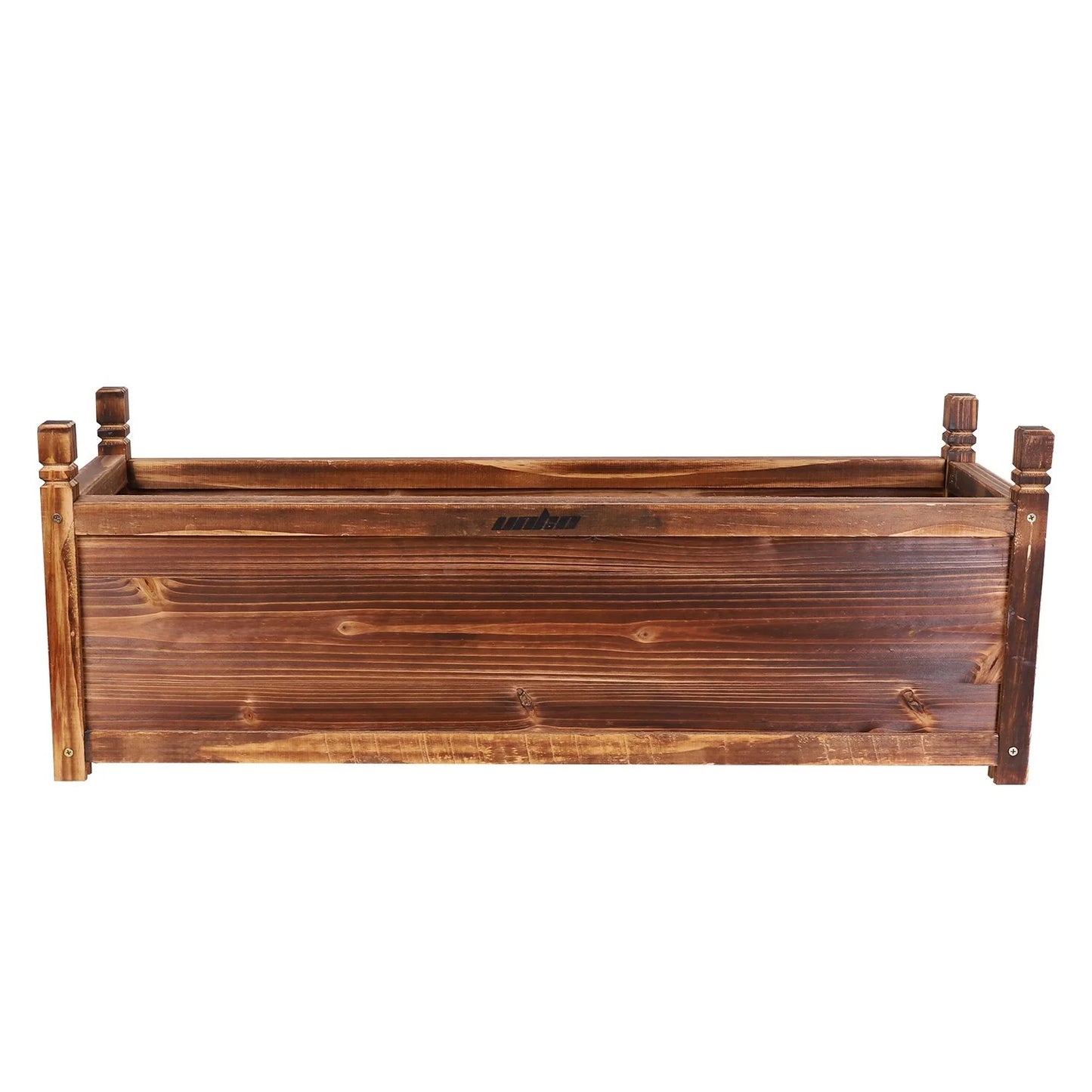 Raised Planter Trough Wood Garden Vegetables Raised Box Outdoor