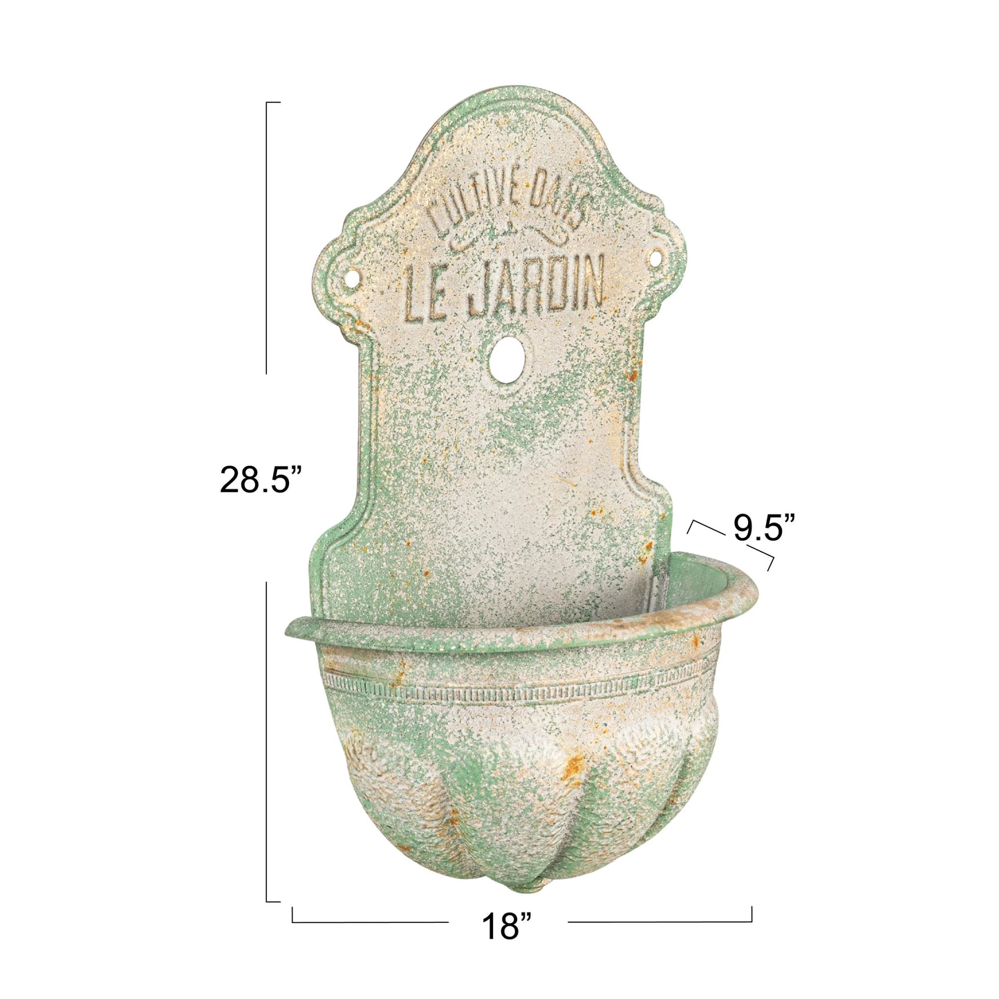 Metal Wall-Mounted Planter