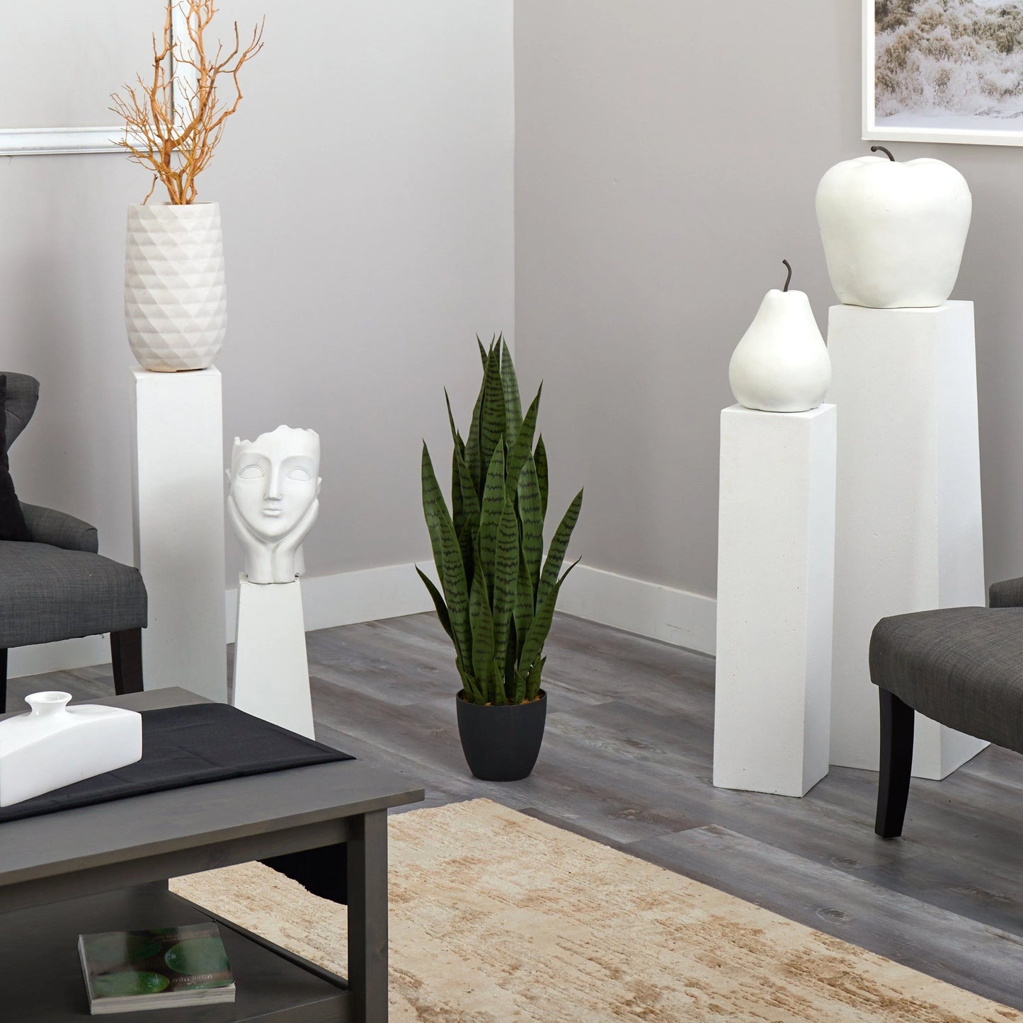 38-inch Sansevieria Artificial Plant - Green