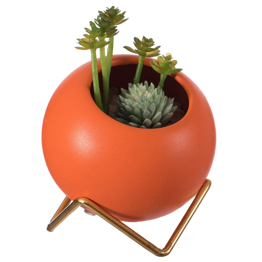 Small Ceramic Flower Vase for Living Room, Home Office Table, Dining Room, and Entryway Decor, Perfect for Flowers