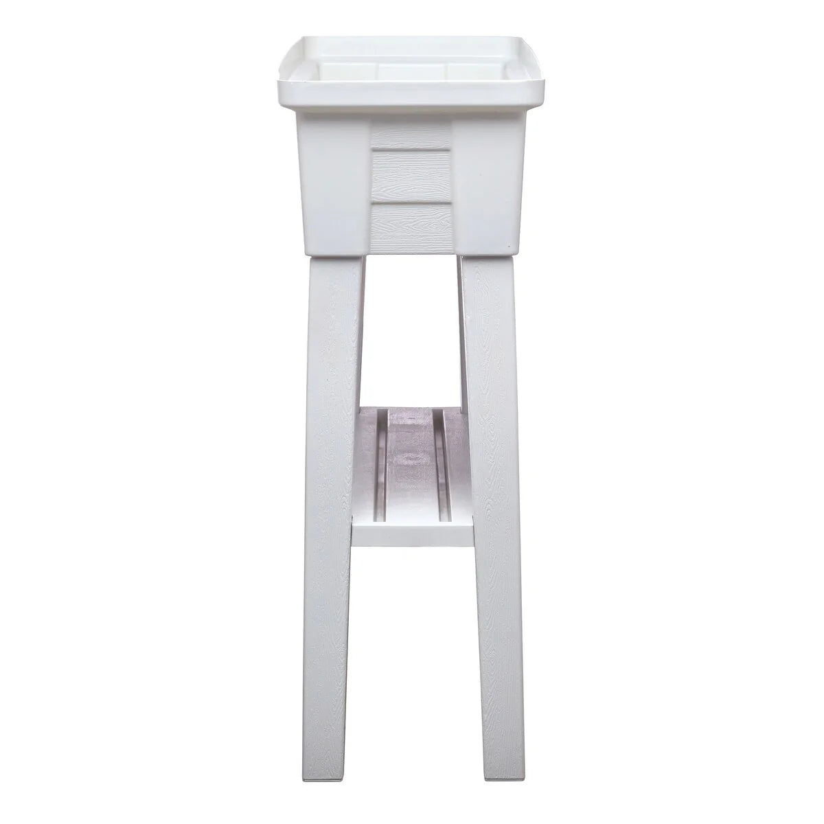 Southern Patio Raised Planter with Storage Shelf, 40-Quart Capacity