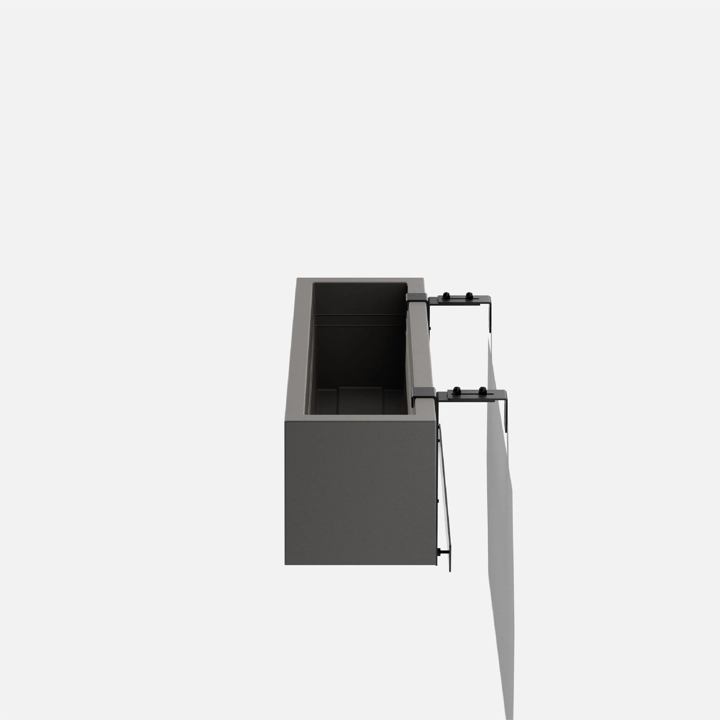Block Series Plastic Railing Planter