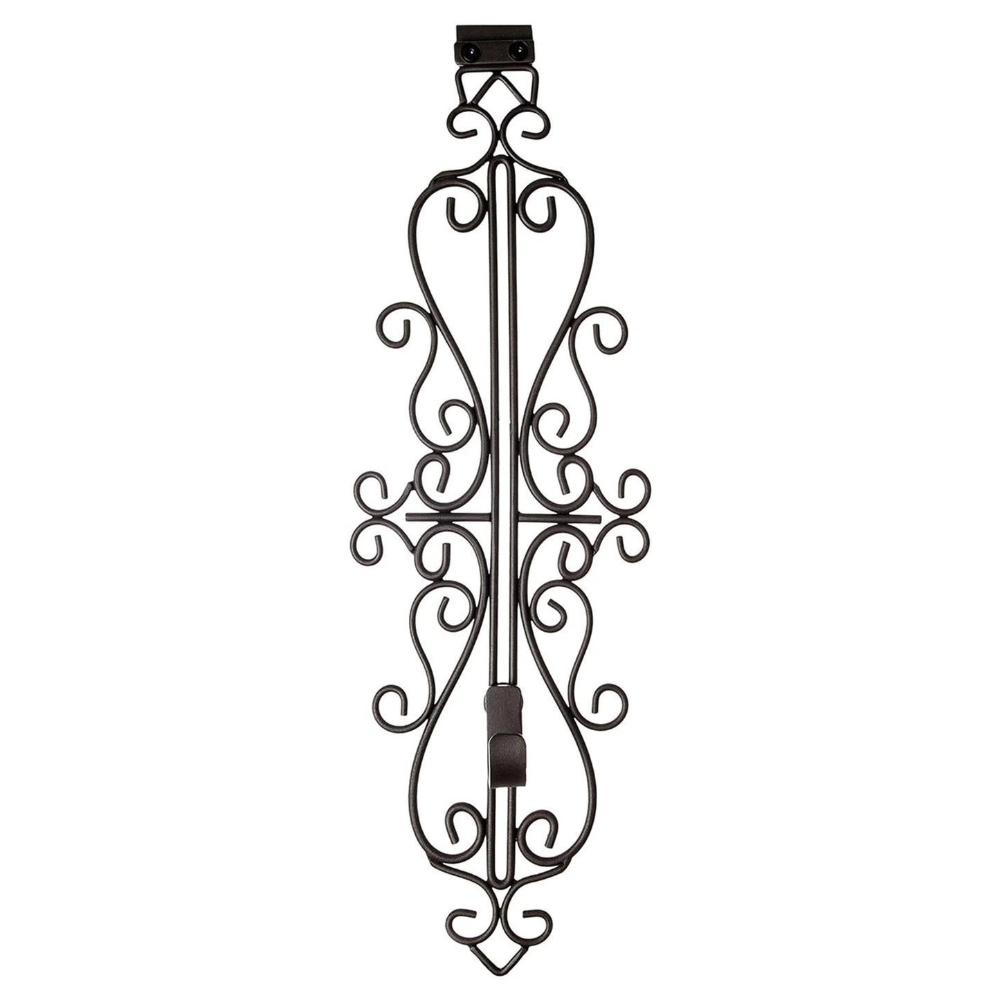 Adjustable Wreath Hanger for Door - Colonial (Brown) - Brown
