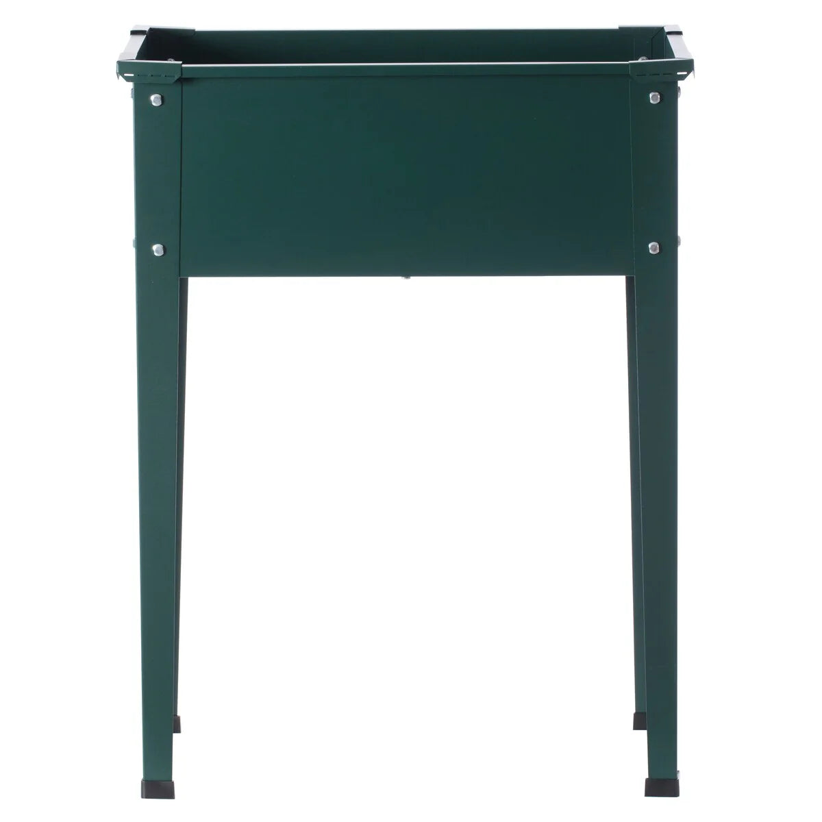 Green Freestanding Raised Garden Bed Rectangular Flower Planter