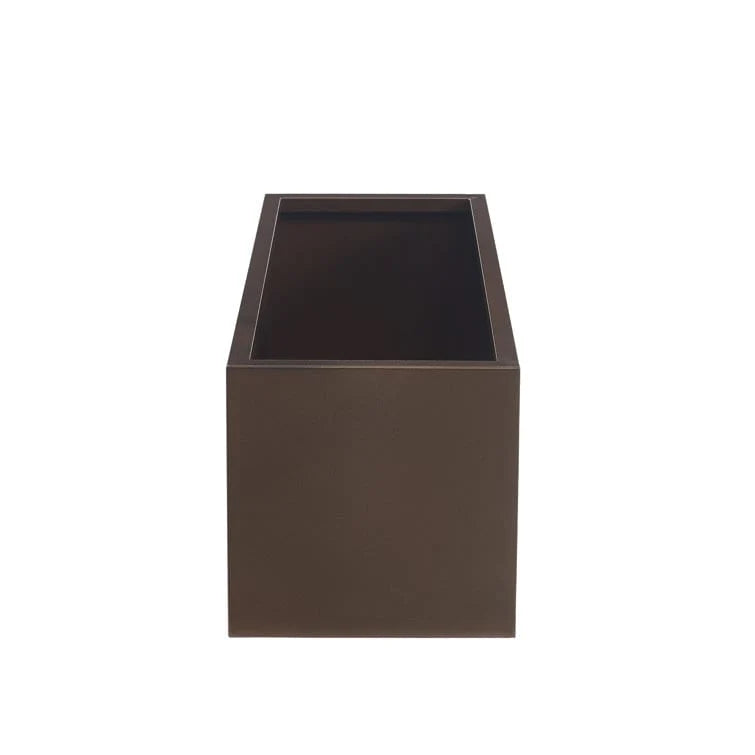 Metallic Heavy Planter for Outdoor Plants Tall and Long Metal Divider Planter Box