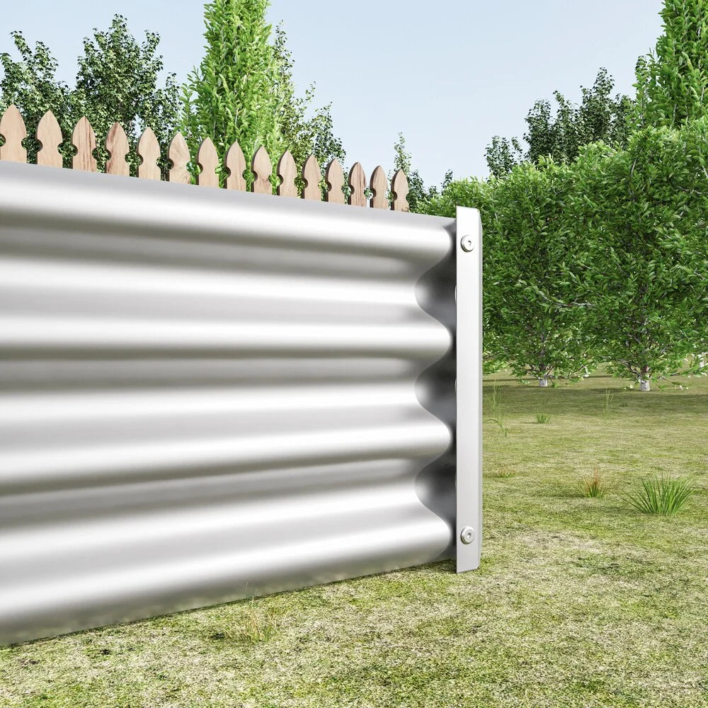 Raised Garden Bed Outdoor Metal Raised Rectangle Planter Beds for Plants Vegetables and Flowers