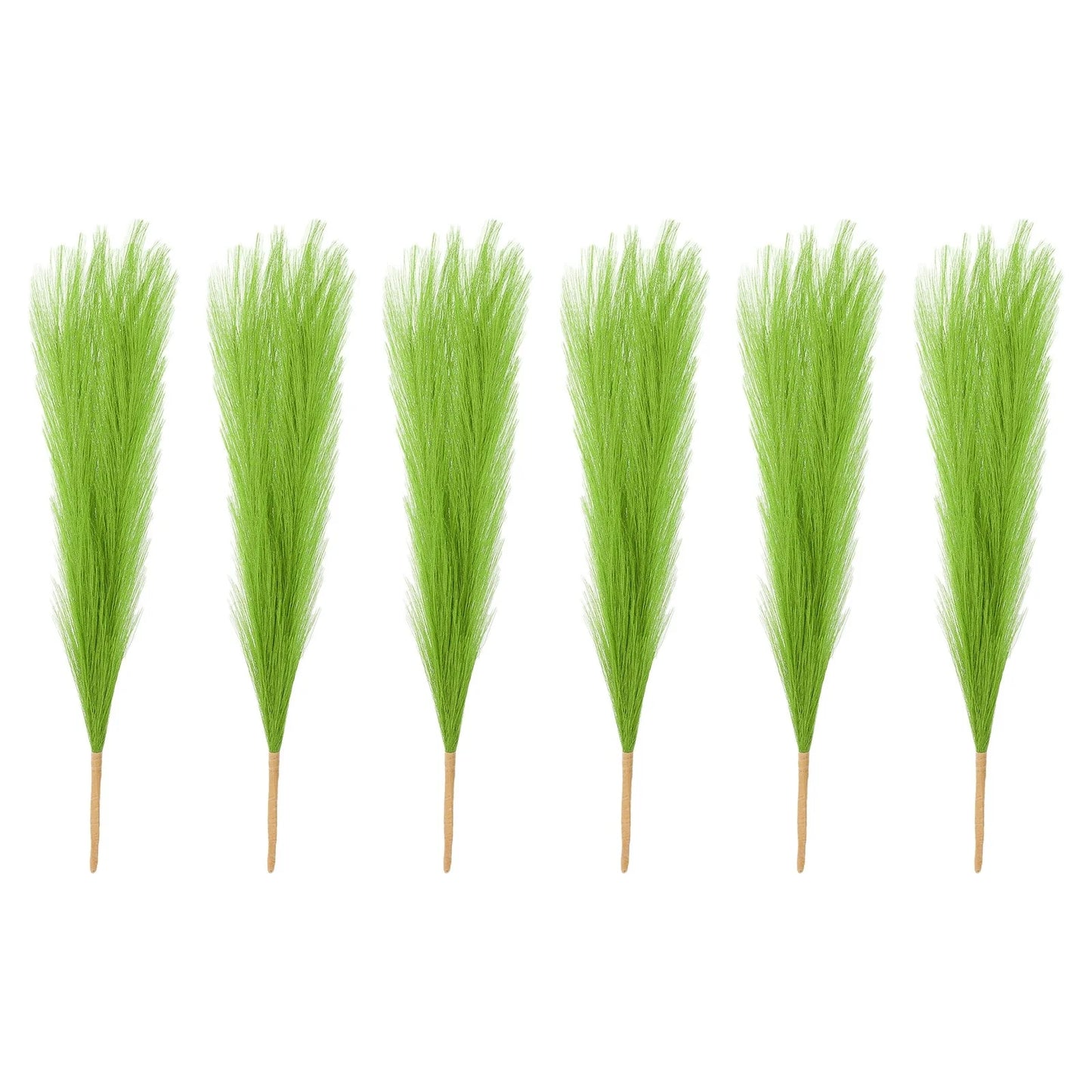 6 Pcs 17 Inch Faux Pampas Grass Artificial Boho Decor