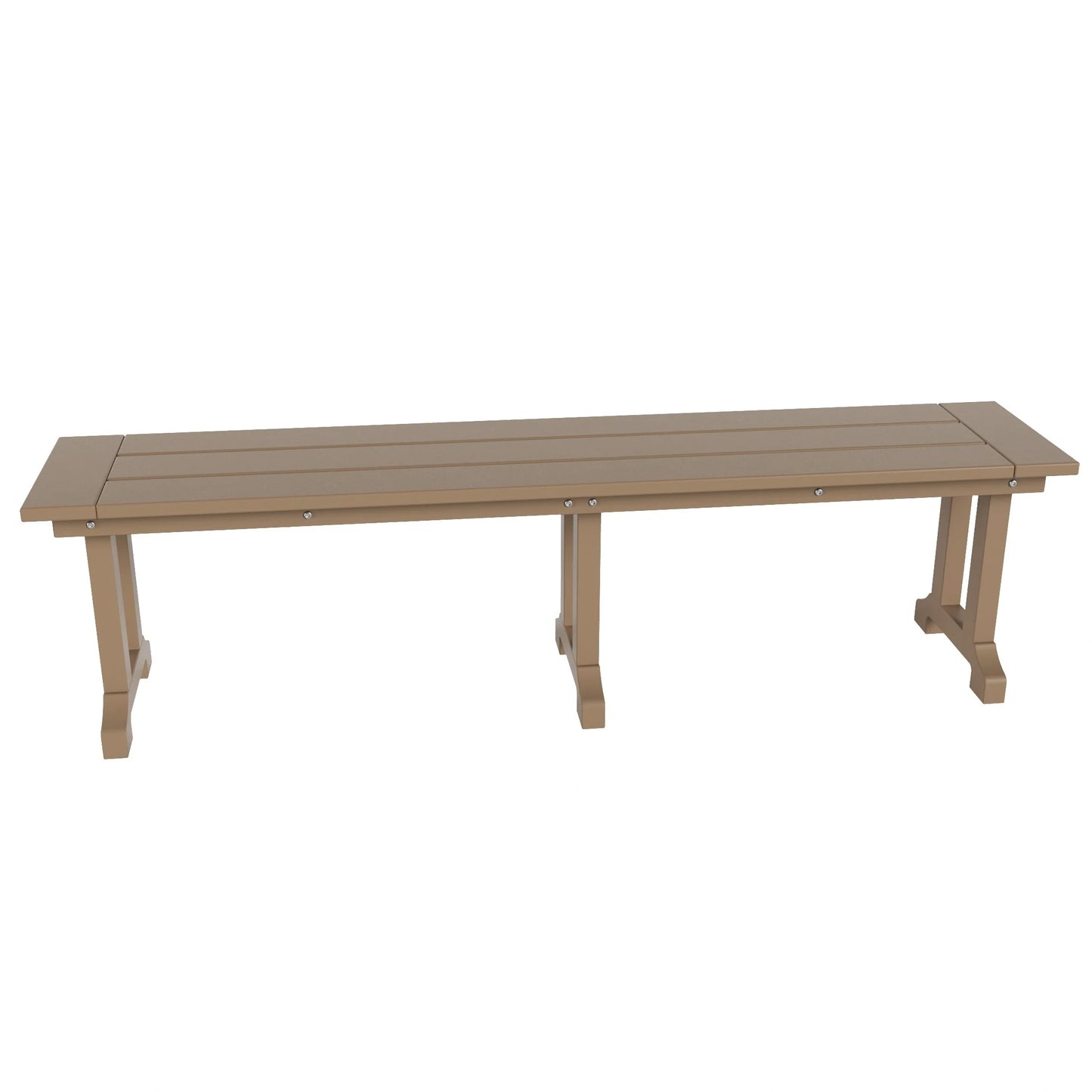 Polytrends Laguna Hdpe All Weather Outdoor Patio 65" Bench