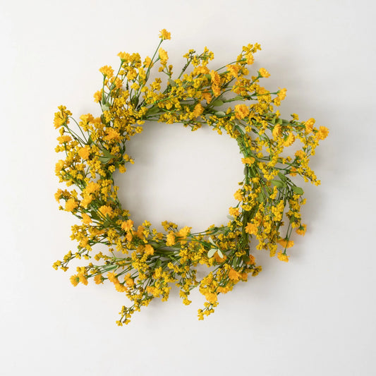 Sullivans Artificial Yellow Wildflower Wreath
