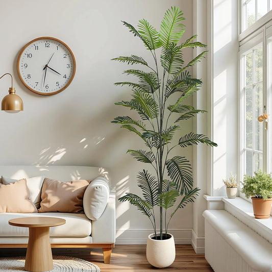 Christopher Knight Home - Savannah 86" Tall Artificial Palm Tree with Pot for Indoor or Outdoor Décor - PE