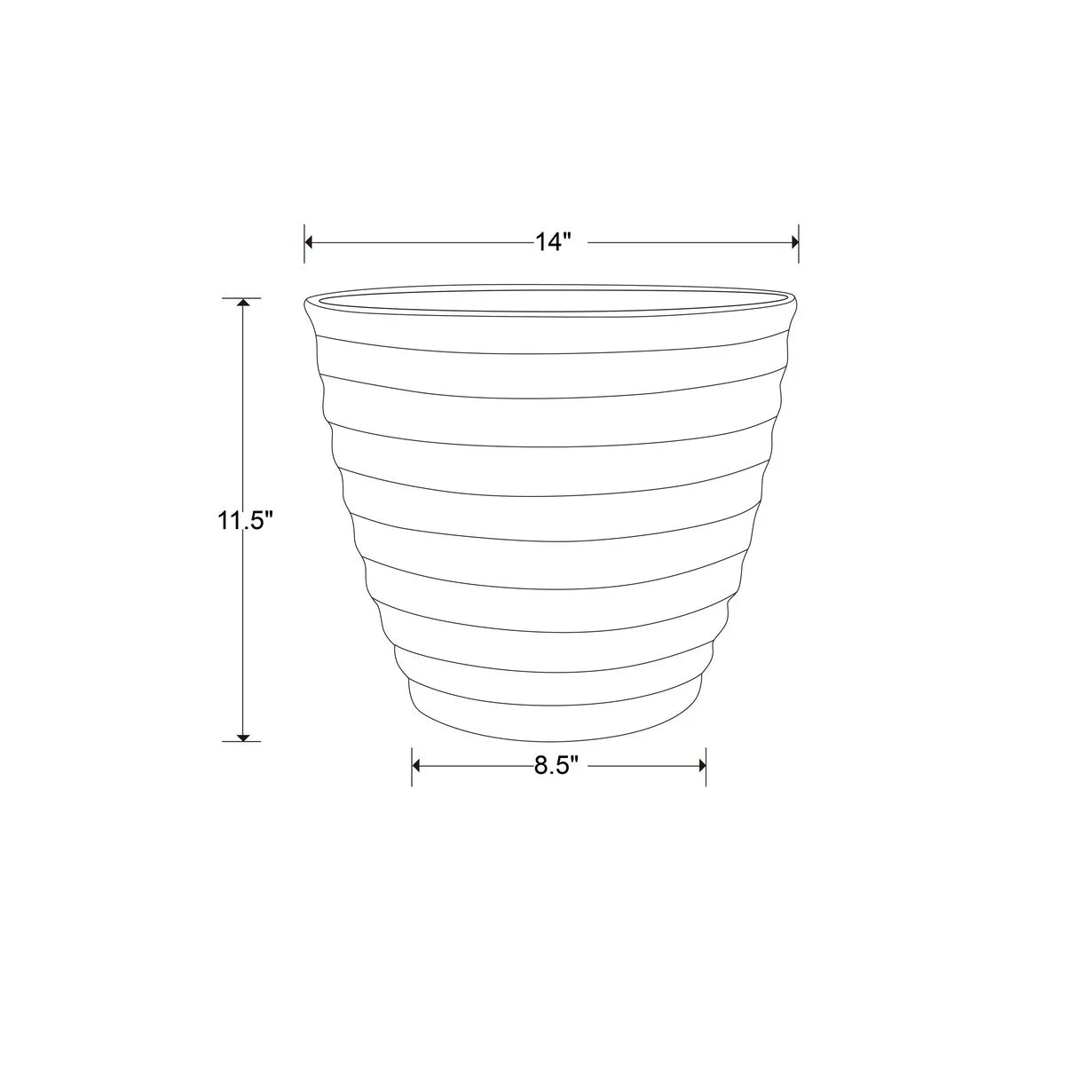 Southern Patio Beehive Planter