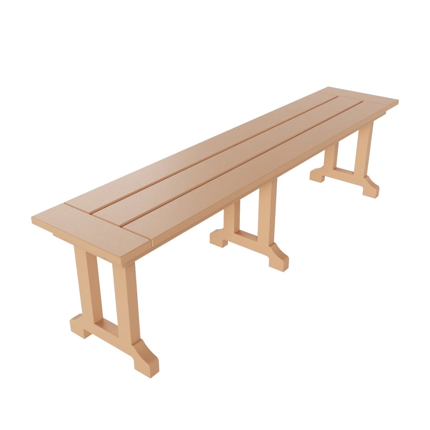 Polytrends Laguna Hdpe All Weather Outdoor Patio 65" Bench