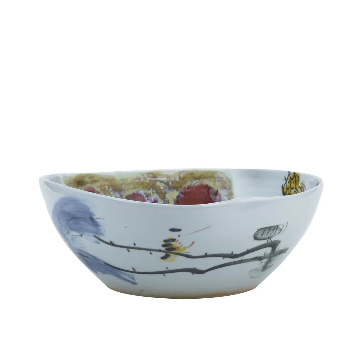 Swirl Bowl Oxblood Lotus Small